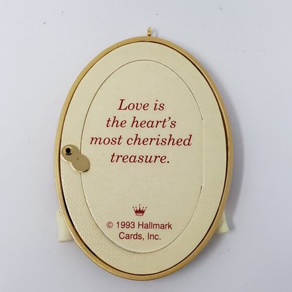 1993 Hallmark Our First Christmas Together Handcrafted Keepsake Holiday Ornament - Picture 3 of 6